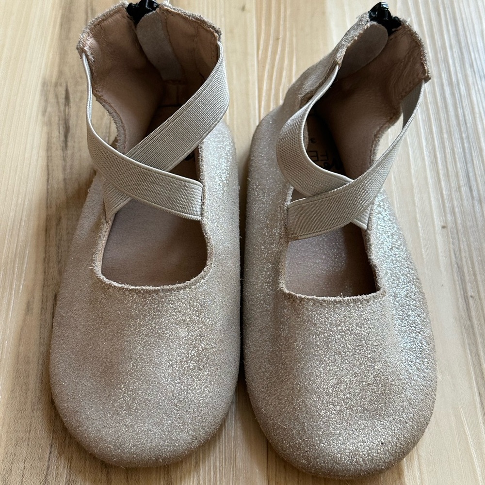 Monkey feet silver enchanted Ballet Flats